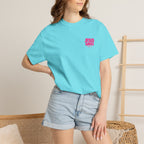 Jesus Saves T‑Shirt — Bold Pink Faith Graphic Tee Printify