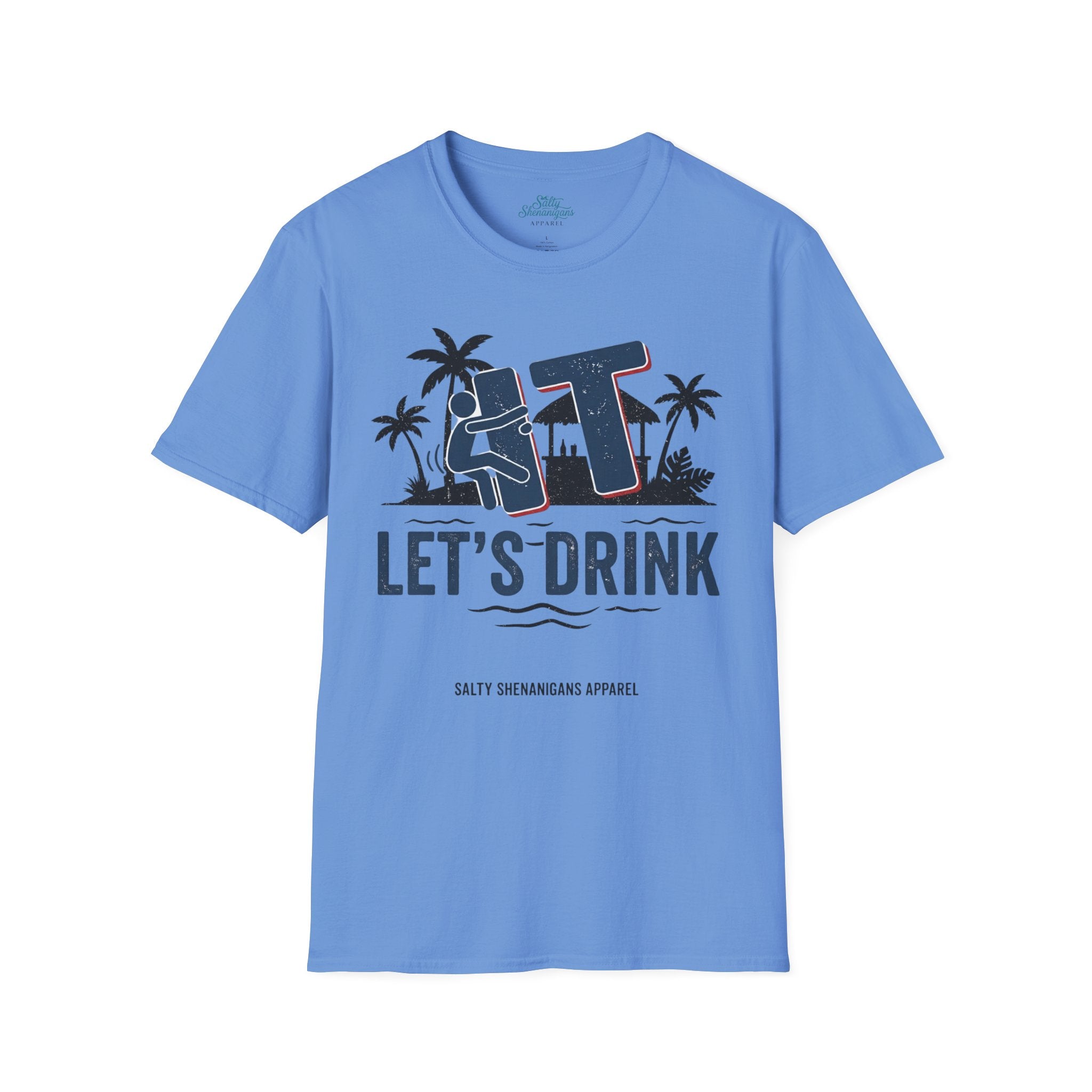 Let's Drink Coastal Graphic Tee Printify