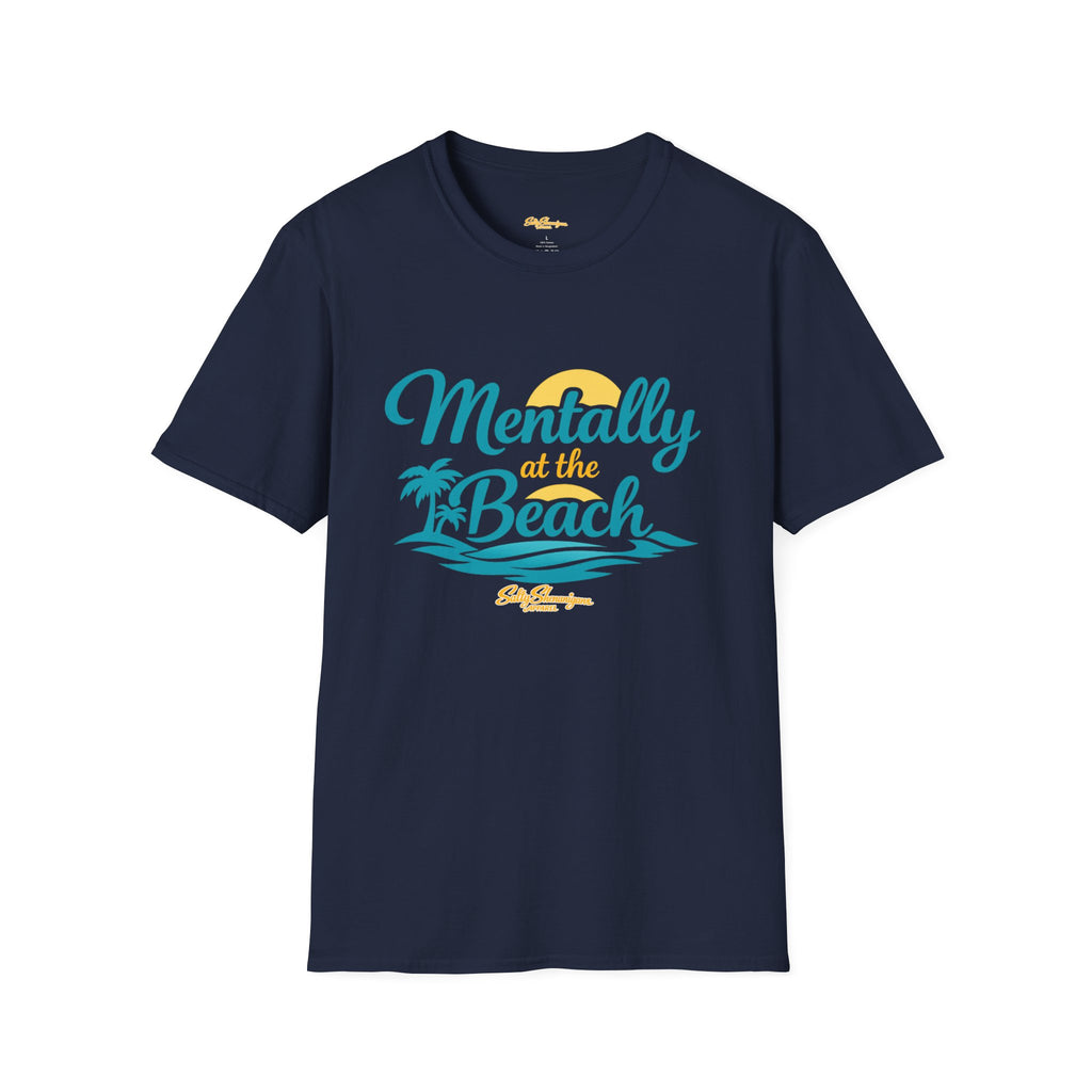 Mentally At The Beach T-shirt Salty Shenanigans Apparel Printify
