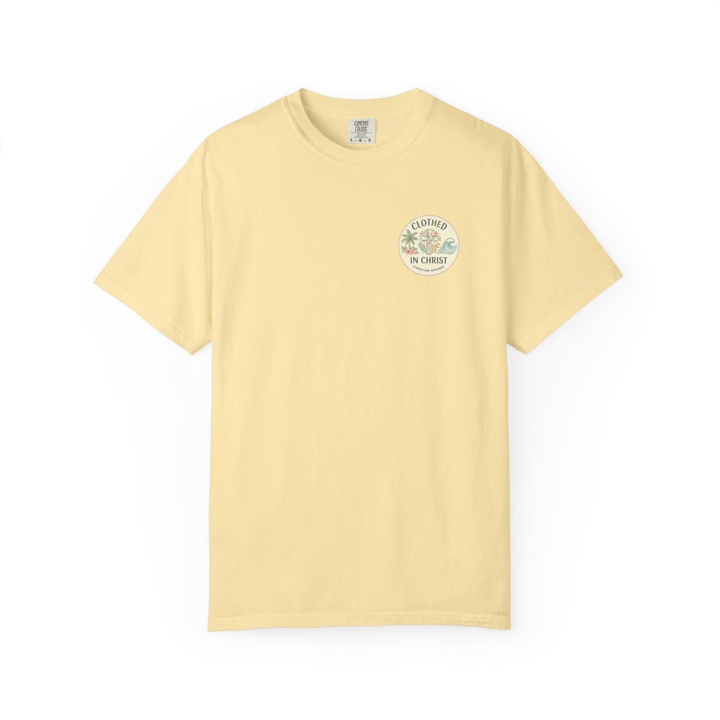 Clothed In Christ -Christian T-Shirt — "Jesus Died For You, Live For Him" Graphic Tee Printify