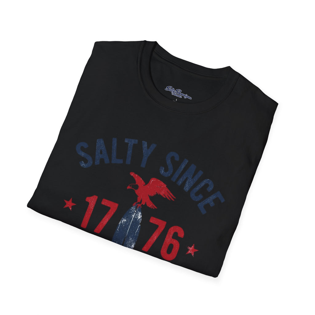 Salty Since 1776 Salty Shenanigans Apparel  T-Shirt Printify