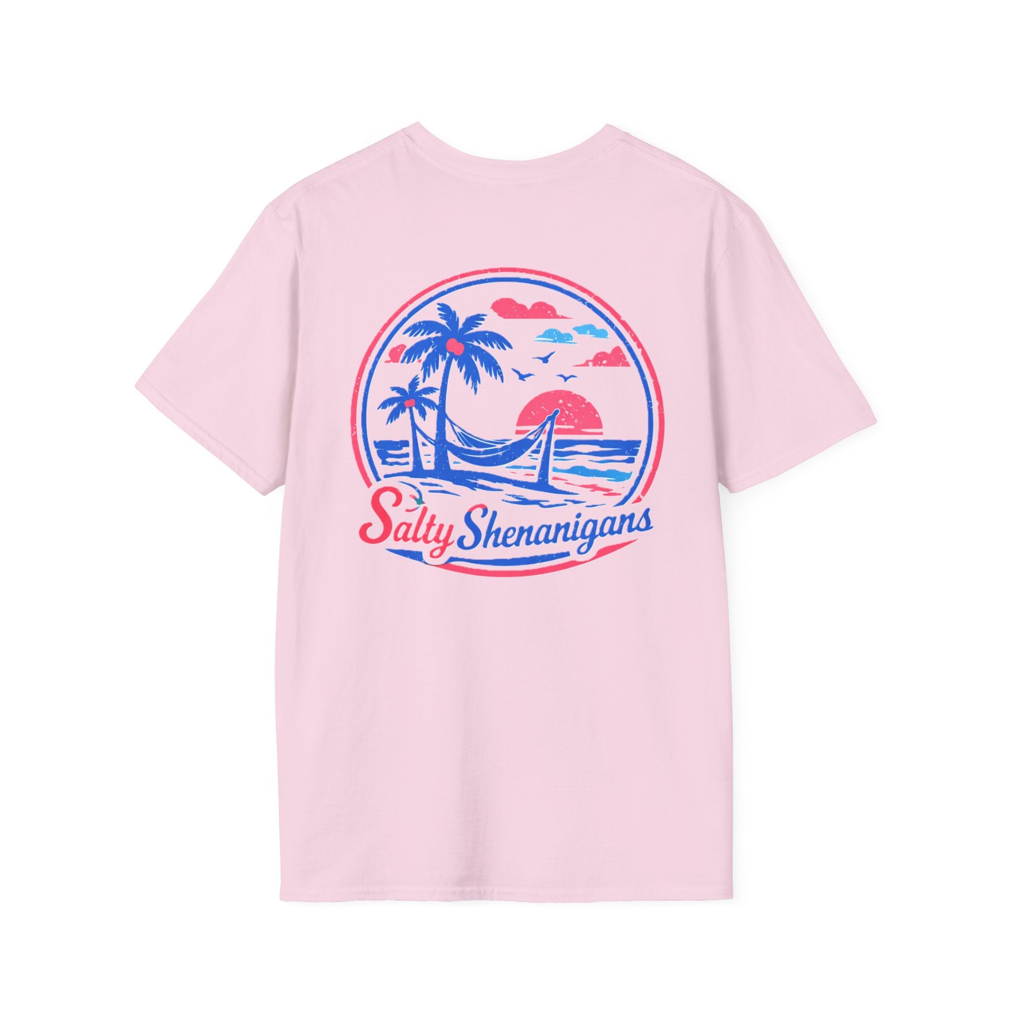 Salty Shenanigans Palm T-Shirt Printify