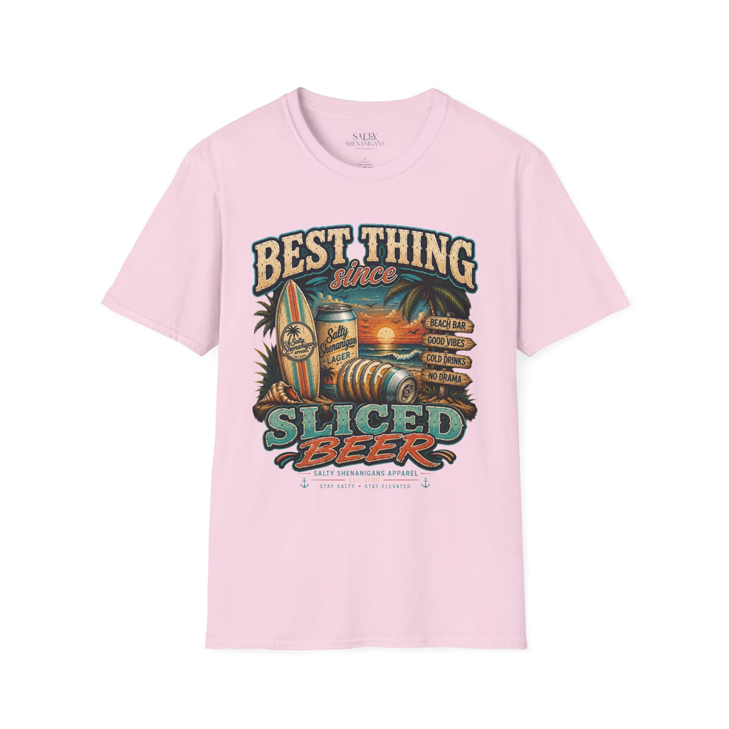 Best Thing Since Sliced Beer T-Shirt | Funny Beach Beer Shirt Printify