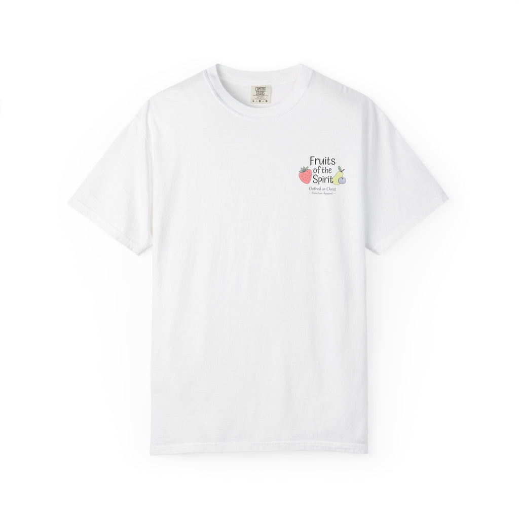 Fruits of the Spirit T‑Shirt — Colorful Fruit Faith Graphic Tee Printify
