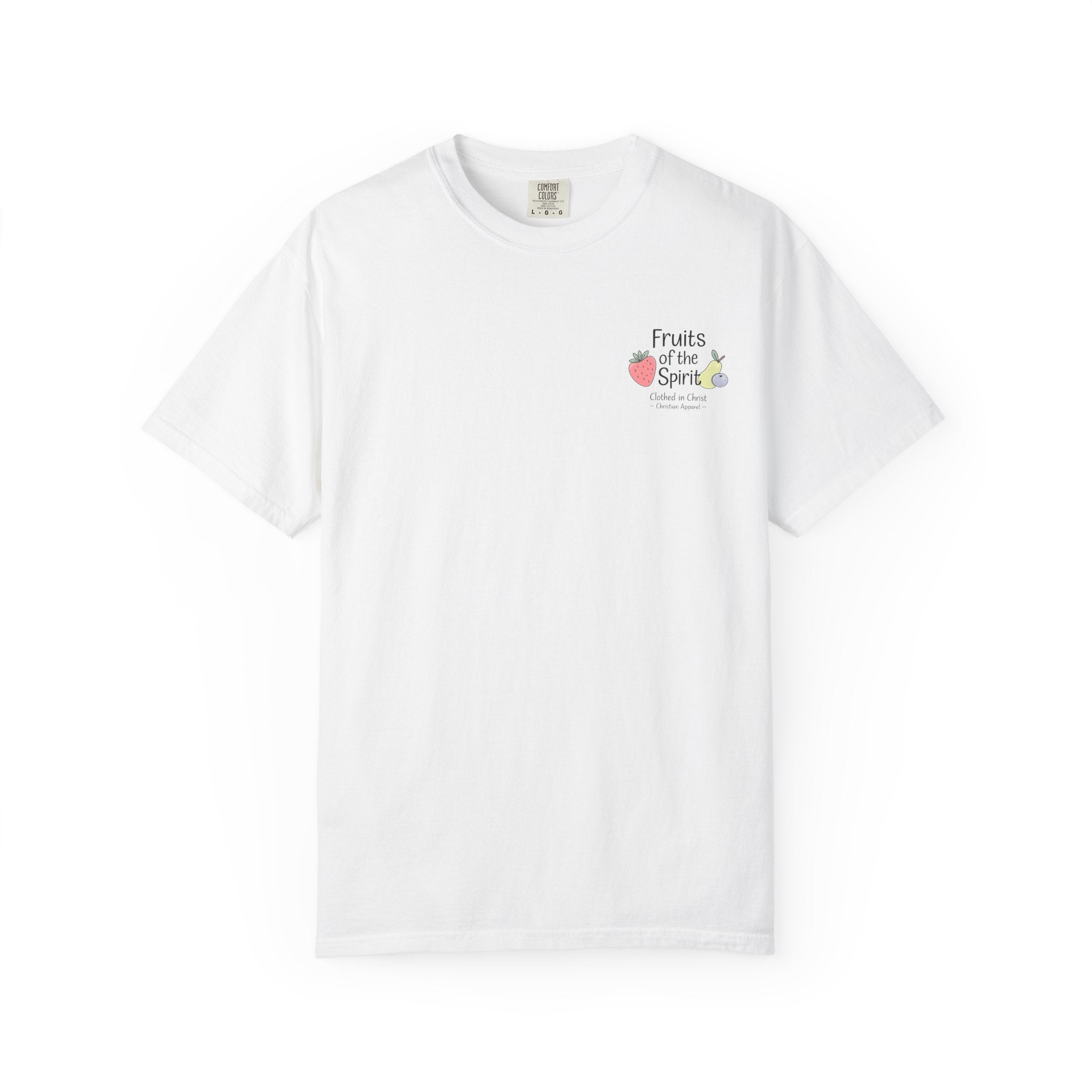 Fruits of the Spirit T‑Shirt — Colorful Fruit Faith Graphic Tee Printify