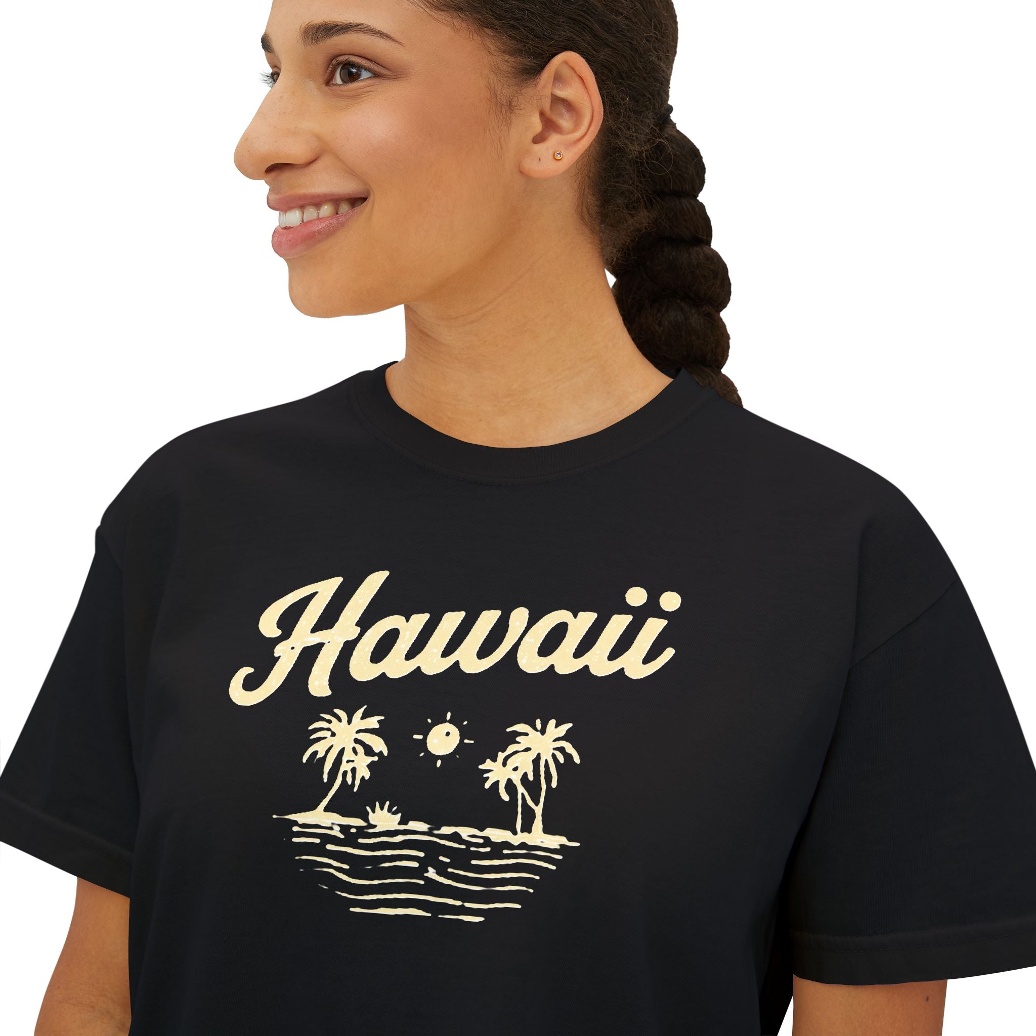 Hawaii Women's Boxy Tee — Salty Shenanigans