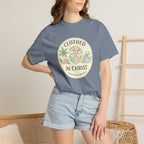 Clothed in Christ Graphic T-Shirt — Christian Faith Tee Printify
