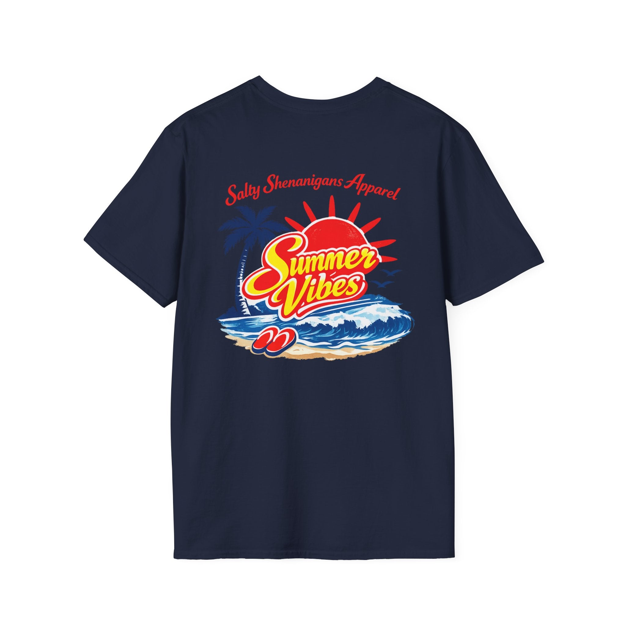 Salty Shenanigans Apparel Summer Vibes T-Shirt Printify