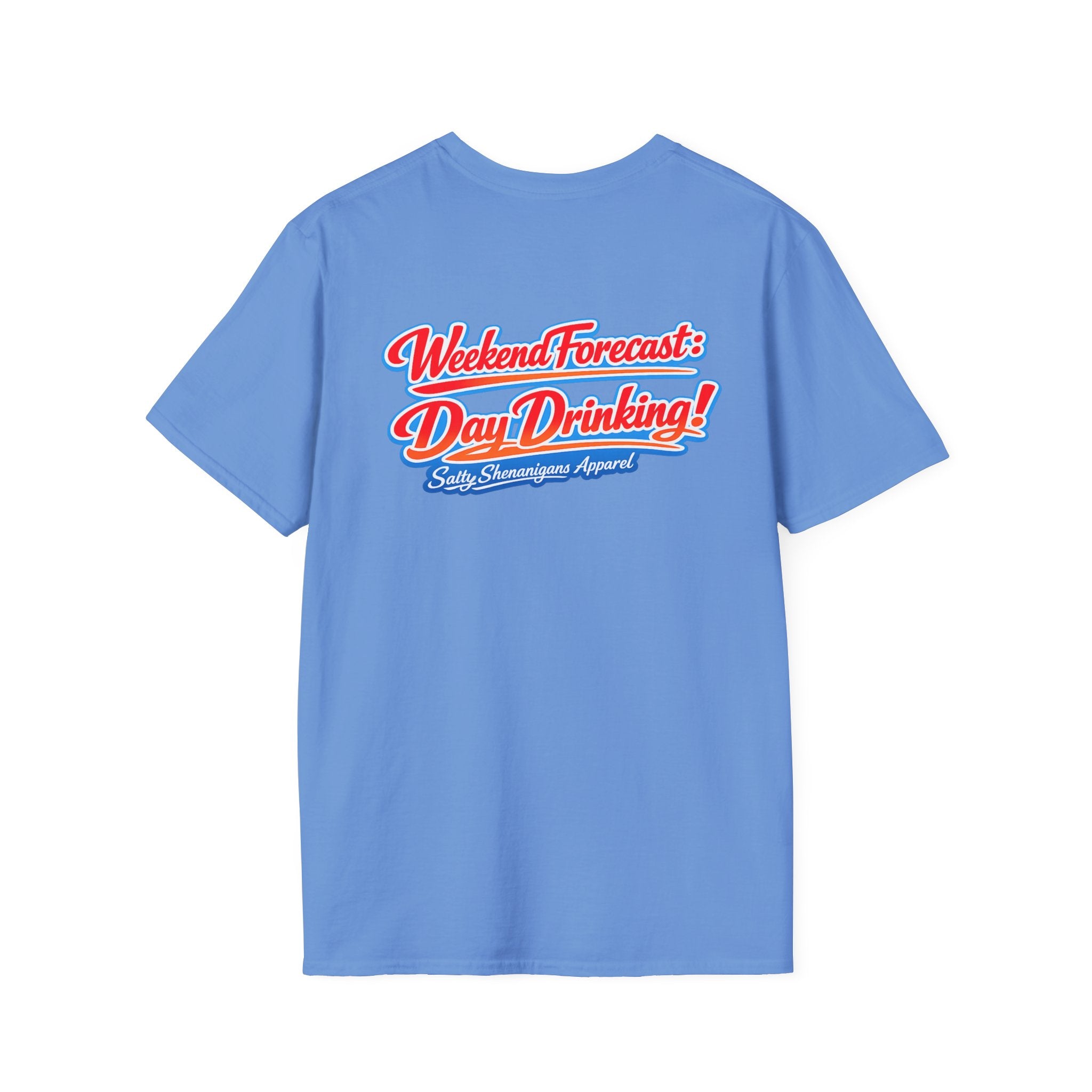 Salty Shenanigans Apparel Weekend Forecast Day Drinking T-Shirt Printify