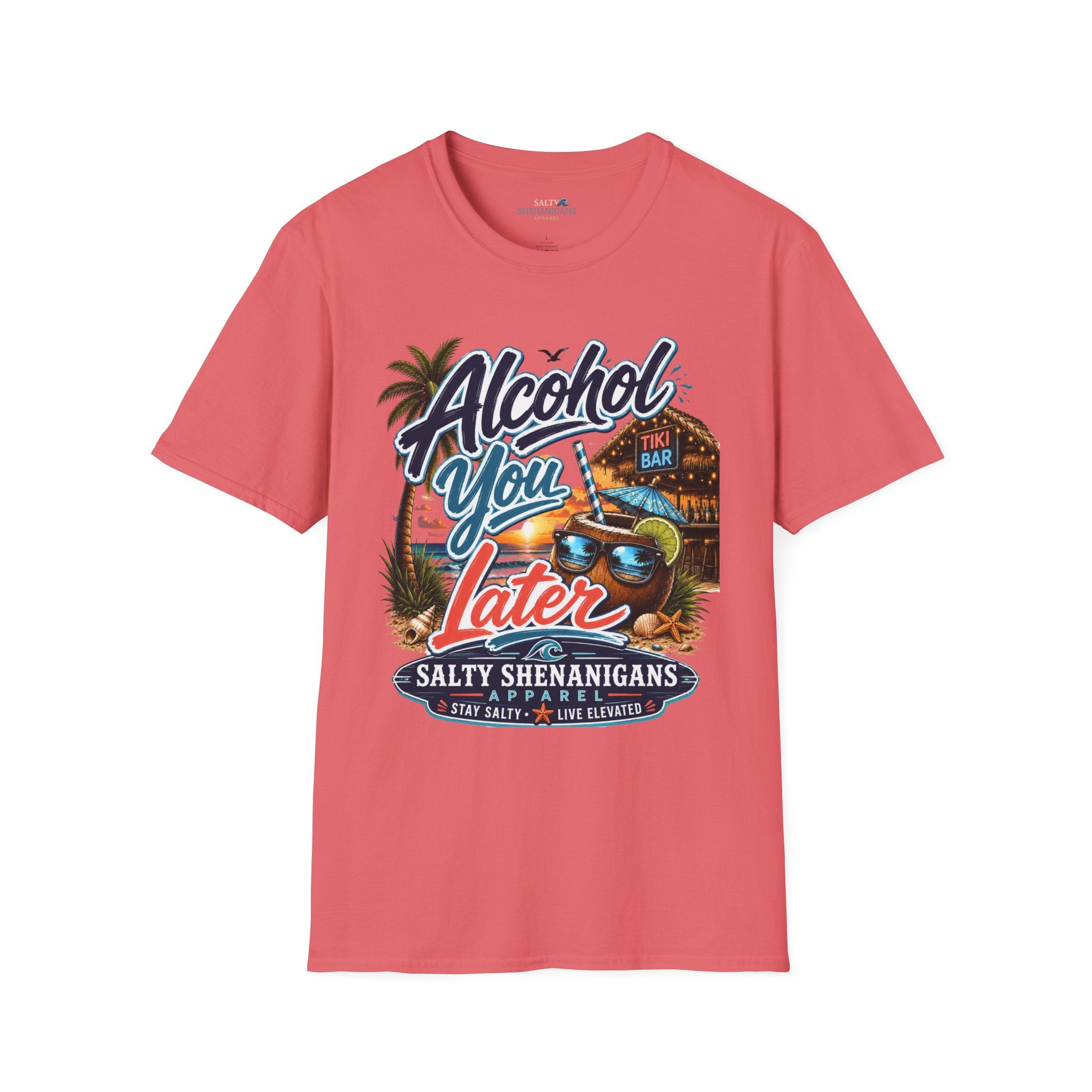 Alcohol You Later | Funny Cocktail Tee Printify