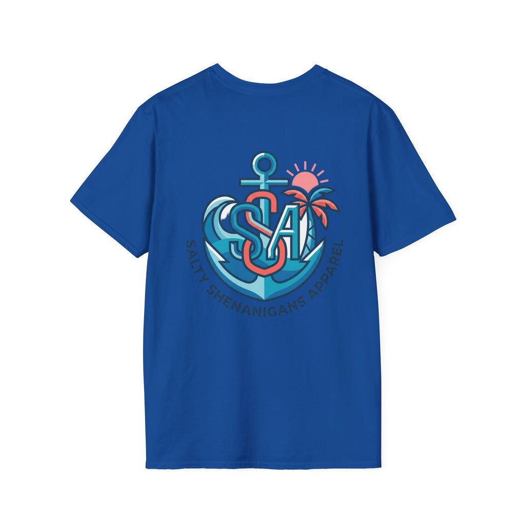 Palm Anchor SSA Salty Shenanigans Beach Tee Printify