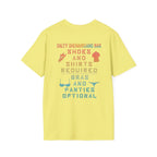 Shoes And Shirts Required - Salty Shenanigans Apparel T-Shirt Printify
