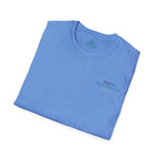 Never Late To Happy Hour Coastal Graphic Tee | Salty Shenanigans Apparel Printify