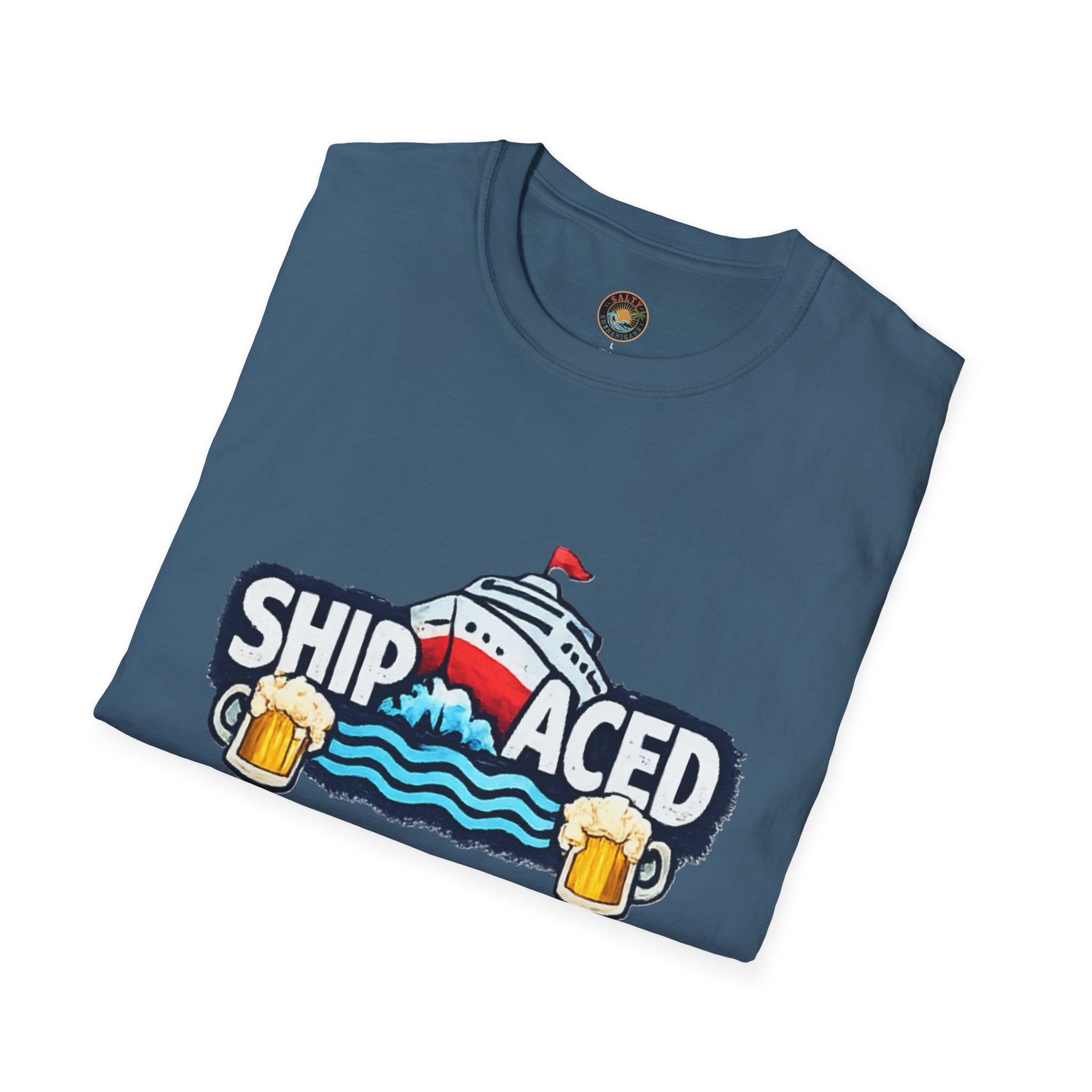 Shipfaced T-Shirt | Salty Shenanigans Funny Cruise & Vacation Tee