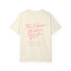 Scripted Scripture T‑Shirt — “For I know the plans I have for you” Inspirational Tee Printify