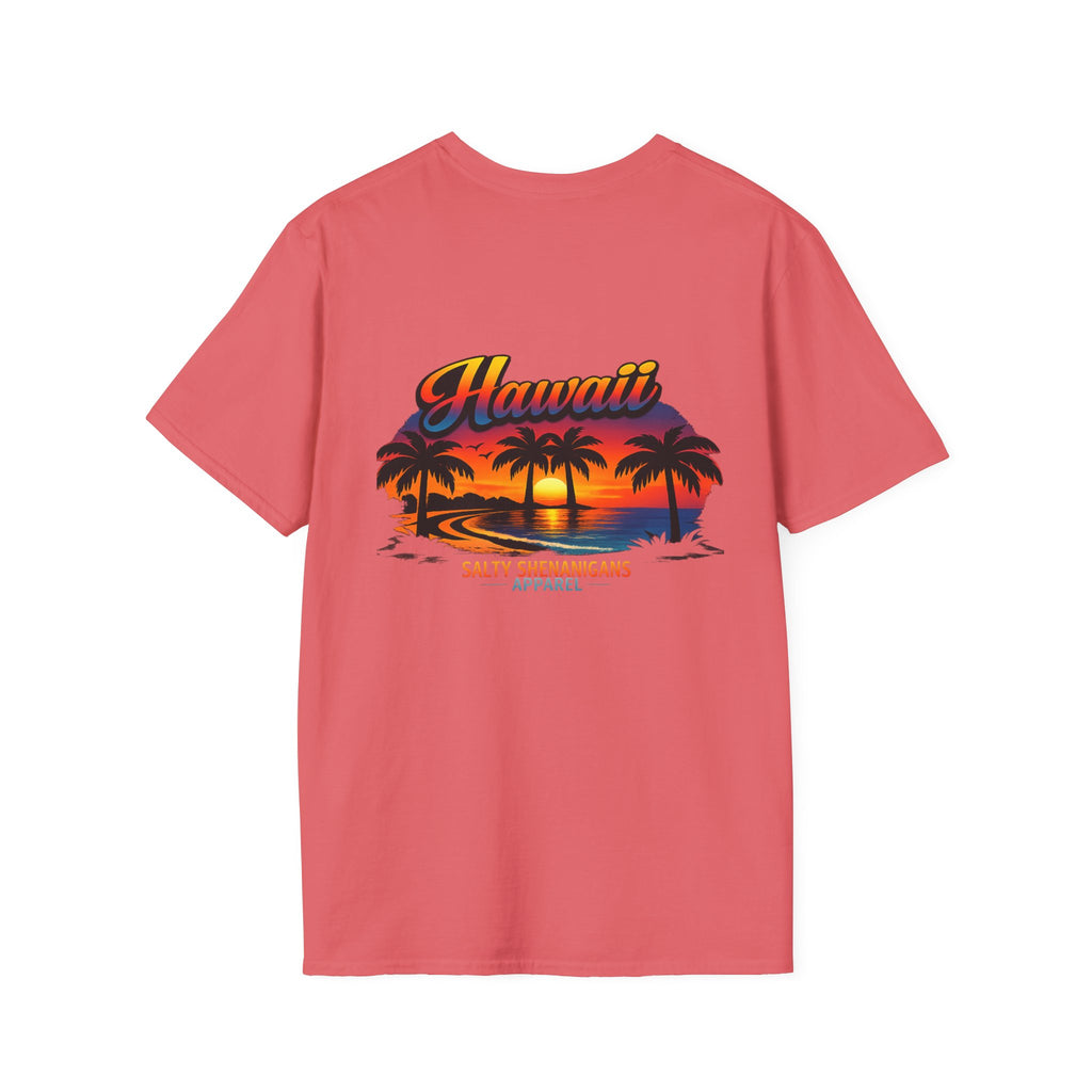 Hawaii Beach Palm T-Shirt Printify