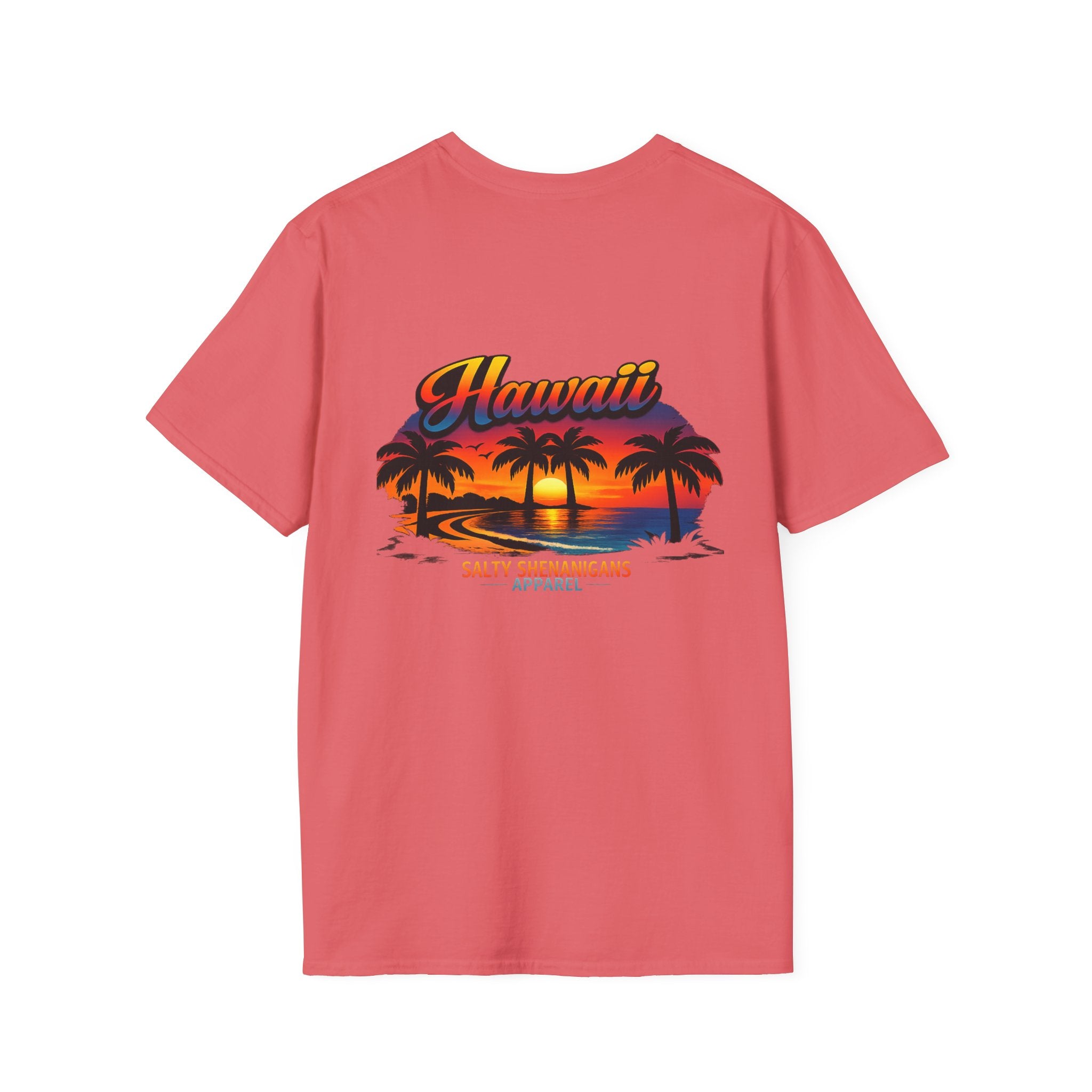 Hawaii Beach Palm T-Shirt Printify