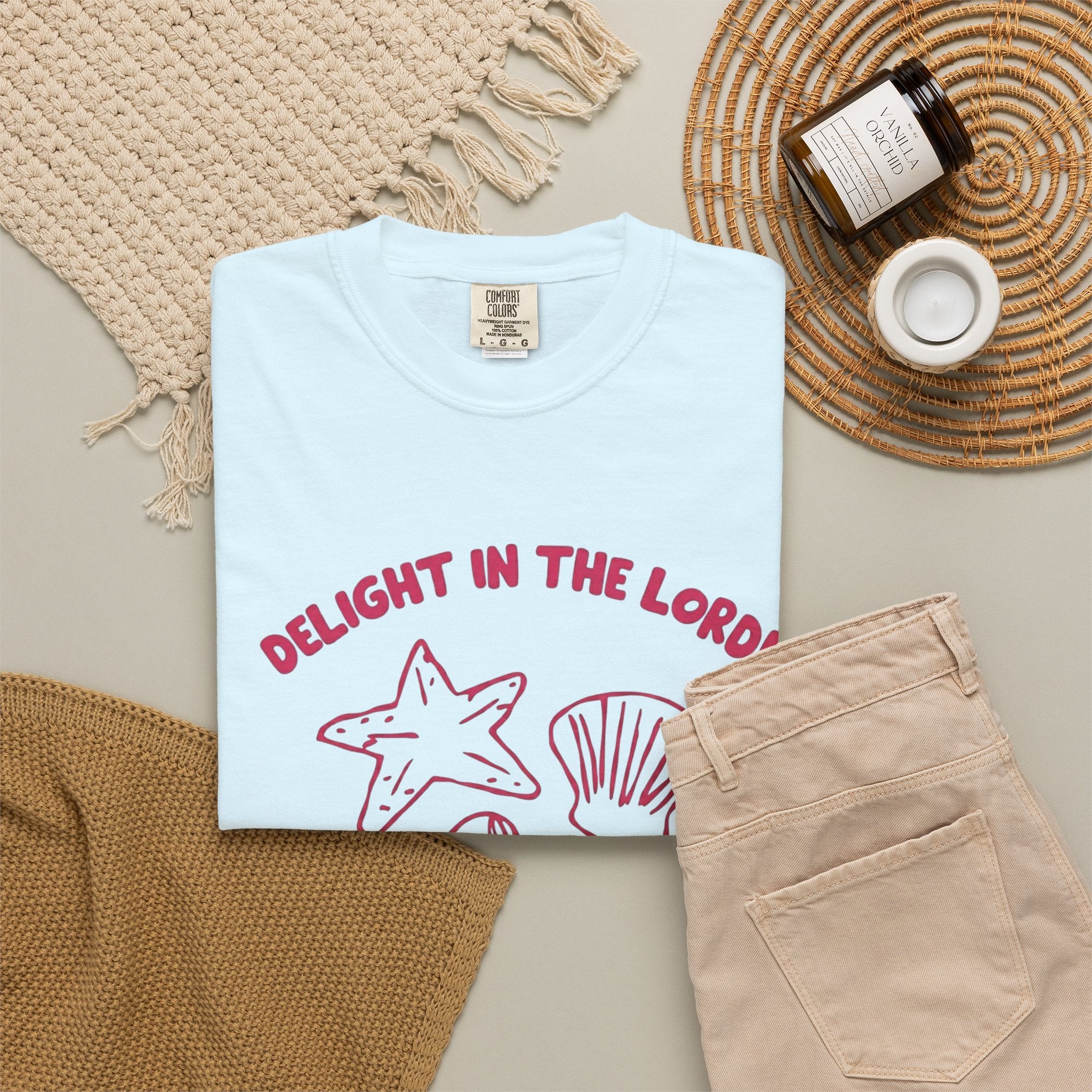 Clothed In Christ T‑Shirt —Delight In The Lord Tee Printify