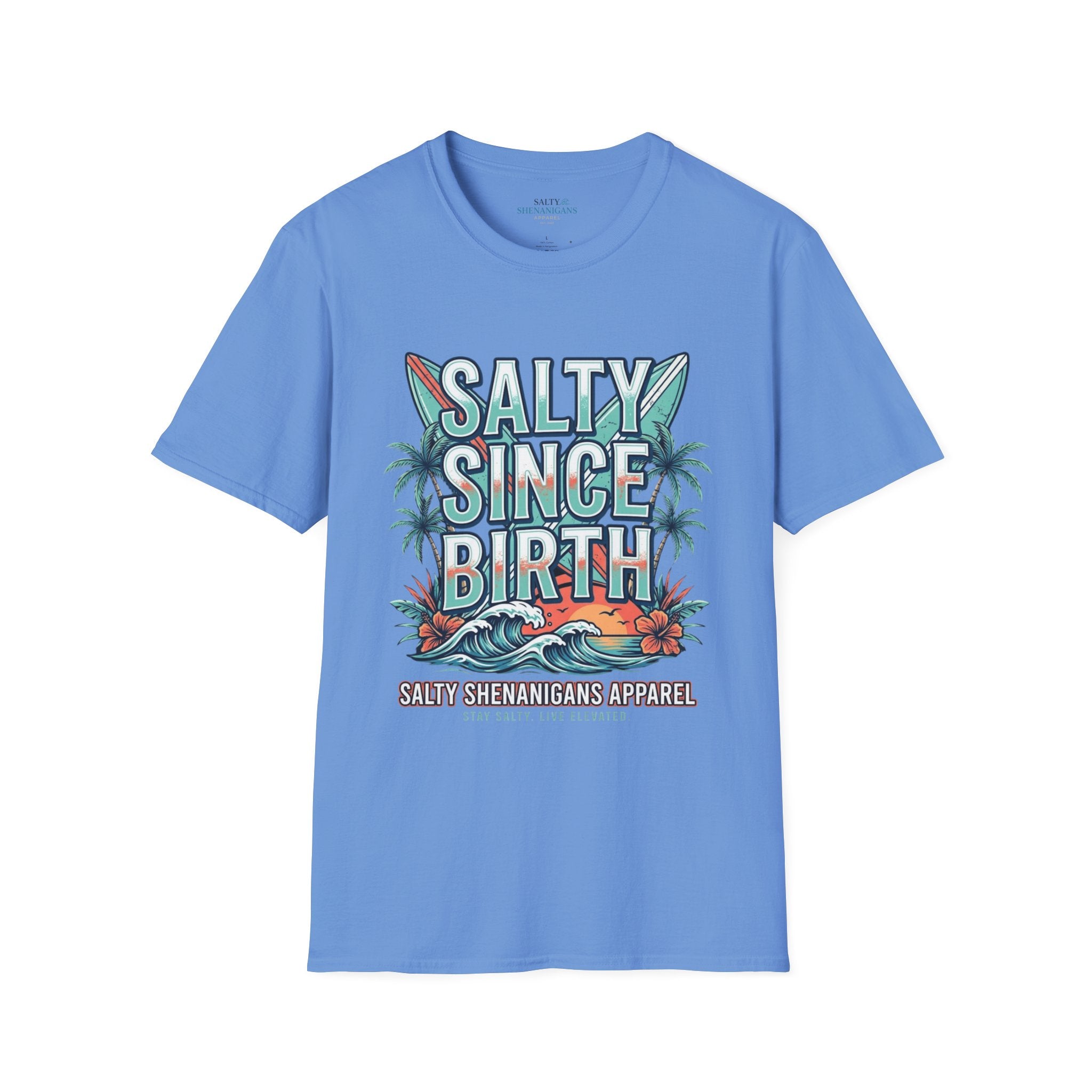 Salty Since Birth Shirt | Coastal Beach Tee Printify