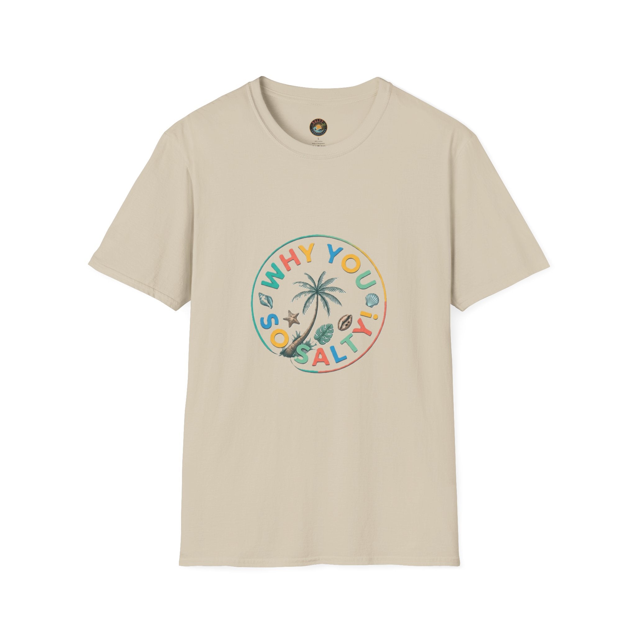 Why You So Salty T-Shirt — Salty Shenanigans Beach Club Graphic Tee