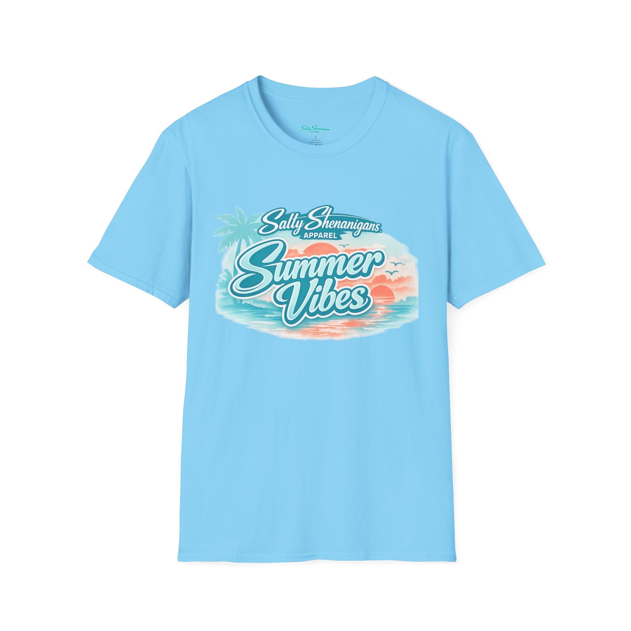 Summer Vibes T-shirt Salty Shenanigans Apparel Printify