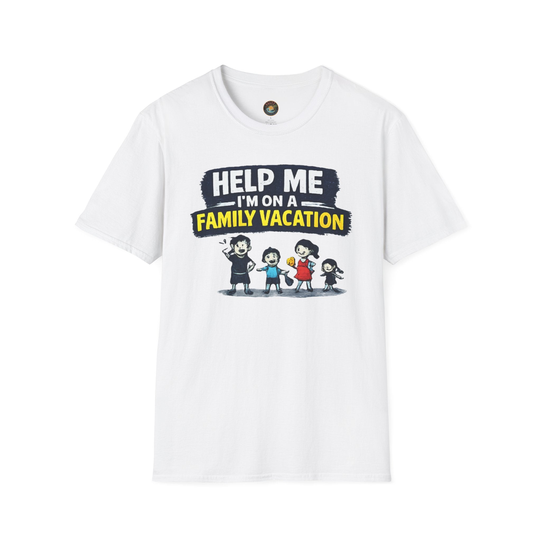 Help Me!! Family Vacation T-Shirt | Salty Shenanigans Funny Vacation Tee