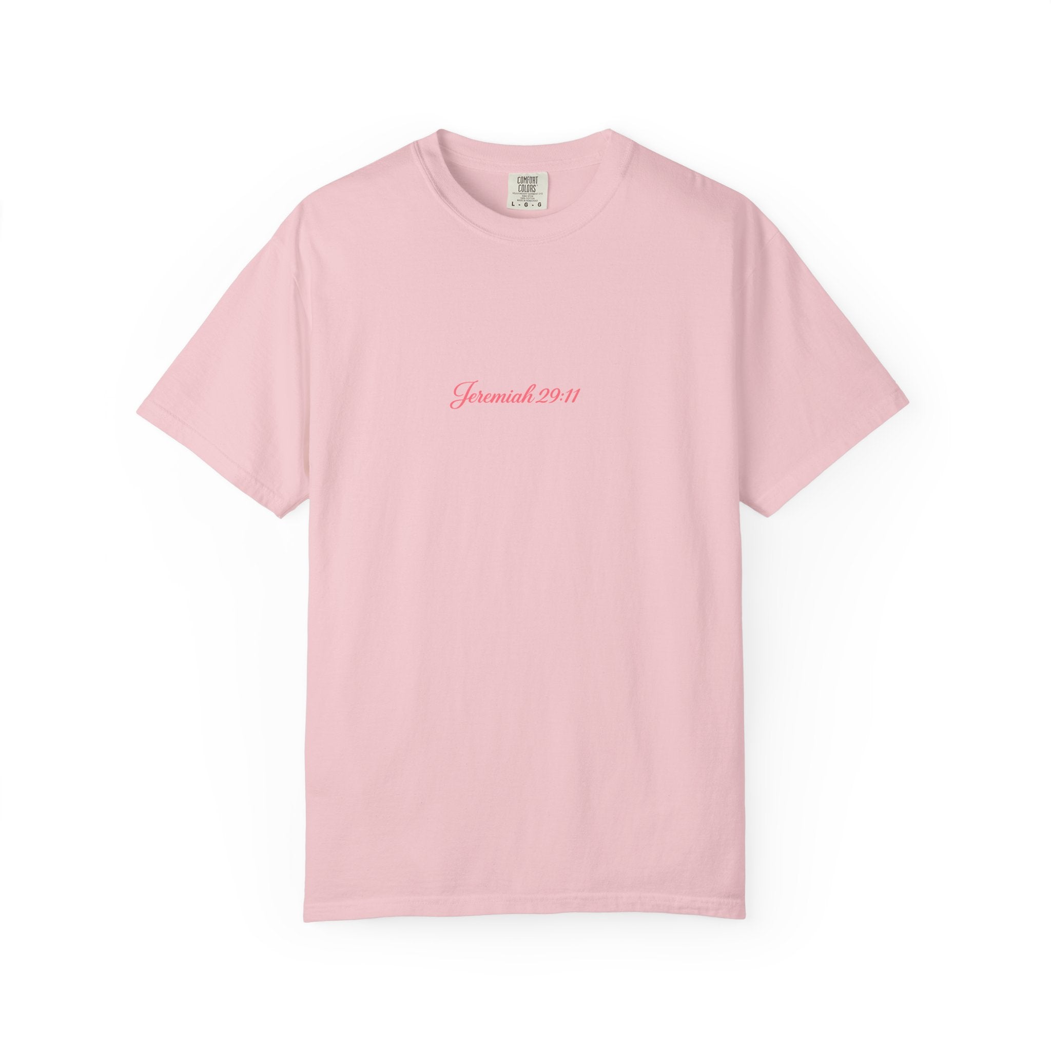 Scripted Scripture T‑Shirt — “For I know the plans I have for you” Inspirational Tee Printify