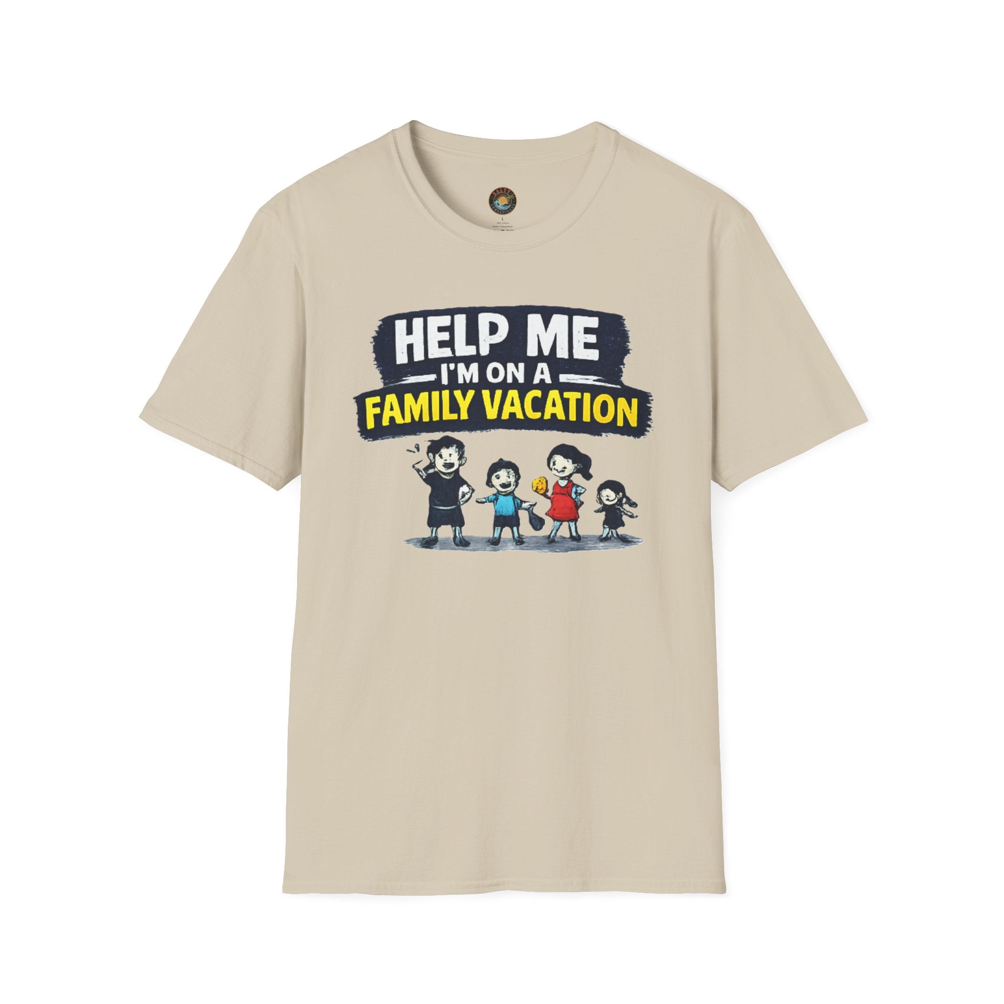 Help Me!! Family Vacation T-Shirt | Salty Shenanigans Funny Vacation Tee