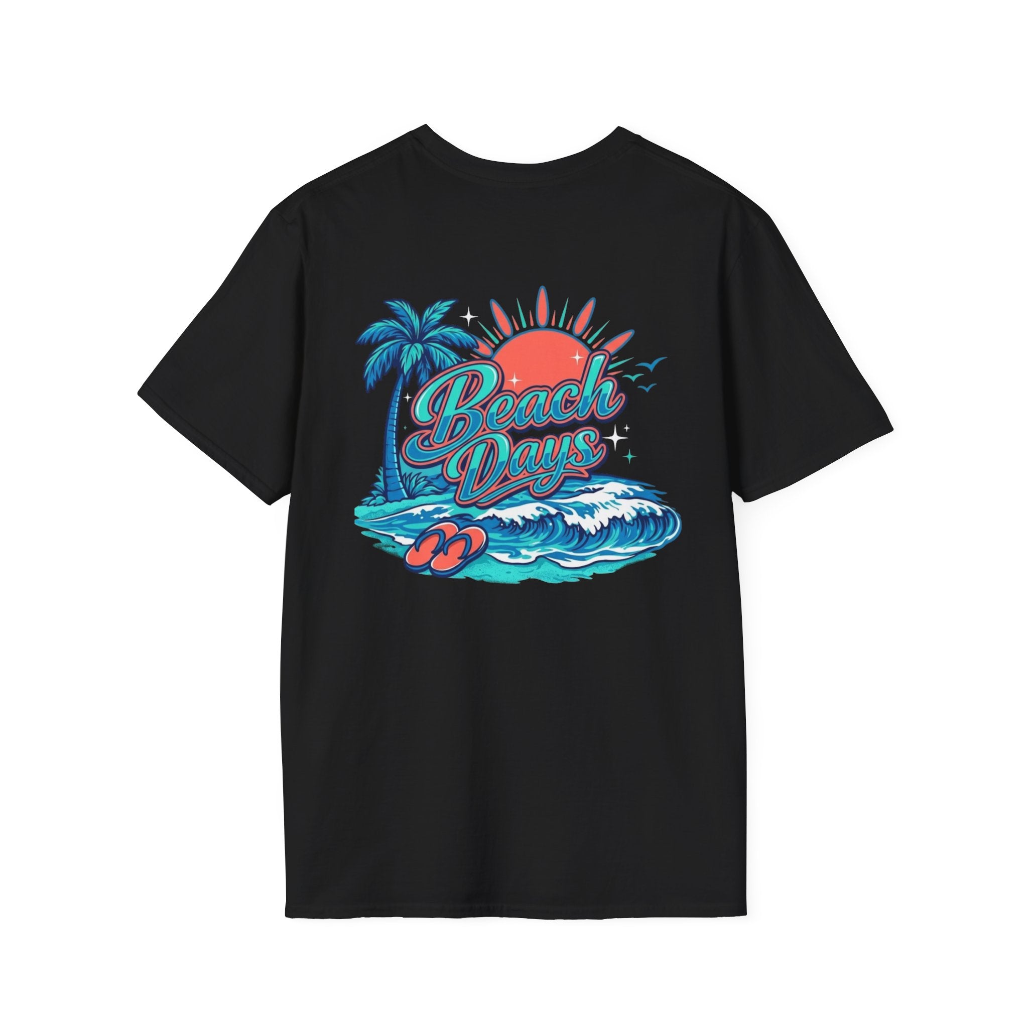 Salty Shenanigans Apparel Beach Days Palm T-Shirt Printify