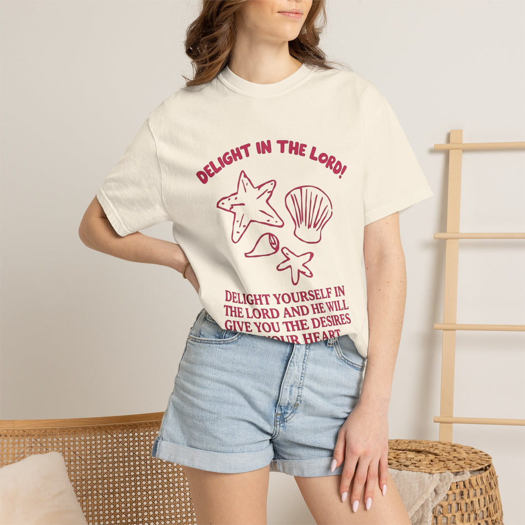 Clothed In Christ T‑Shirt —Delight In The Lord Tee Printify