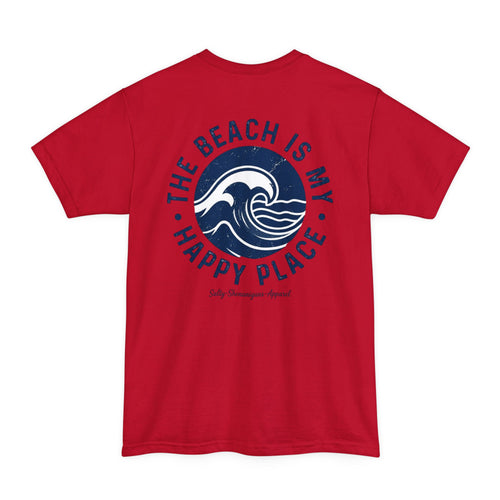 Beach Is My Happy Place Tall T-Shirt — Salty Shenanigans Apparel Printify
