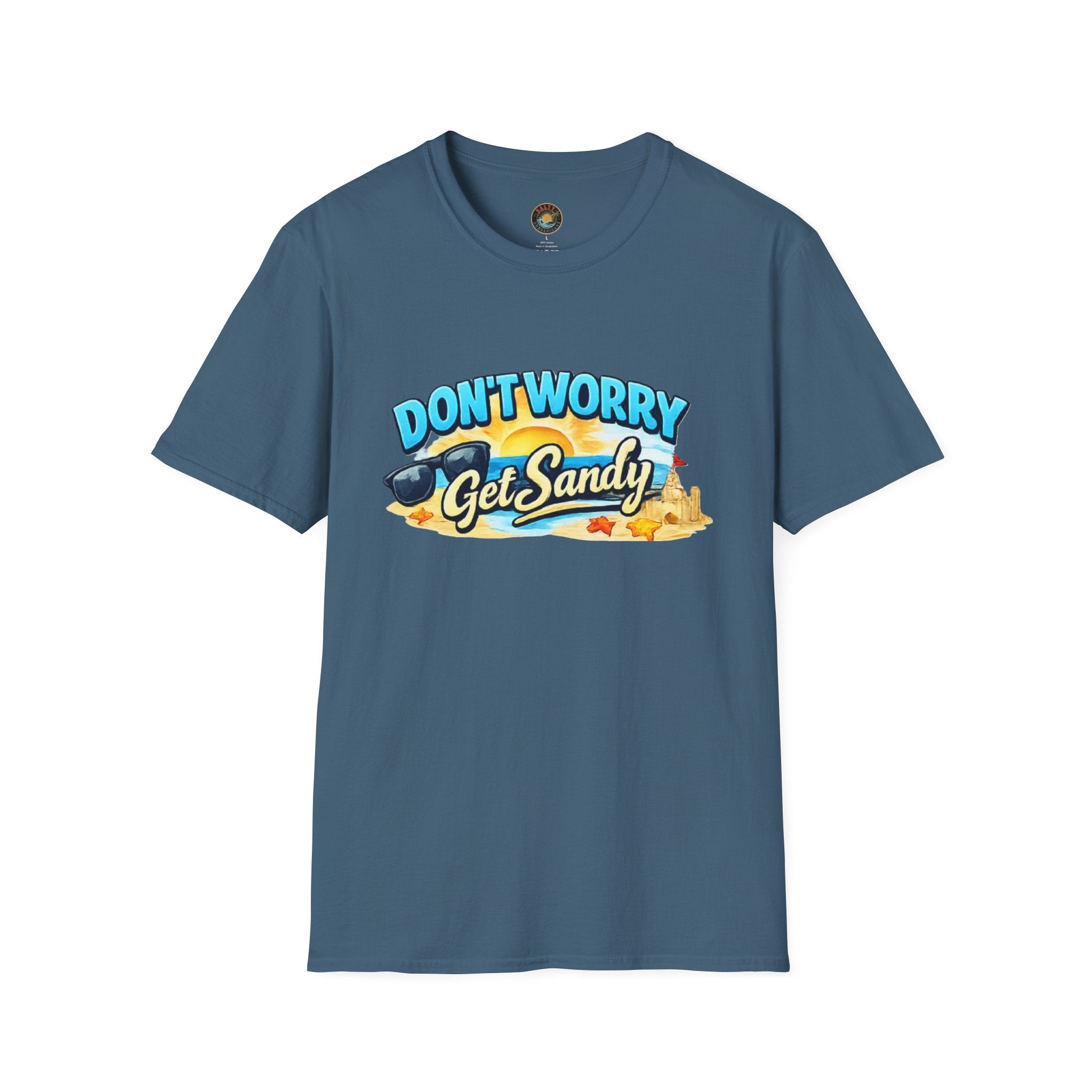 Don't Worry, Get Sandy T-Shirt | Salty Shenanigans Funny Beach Tee