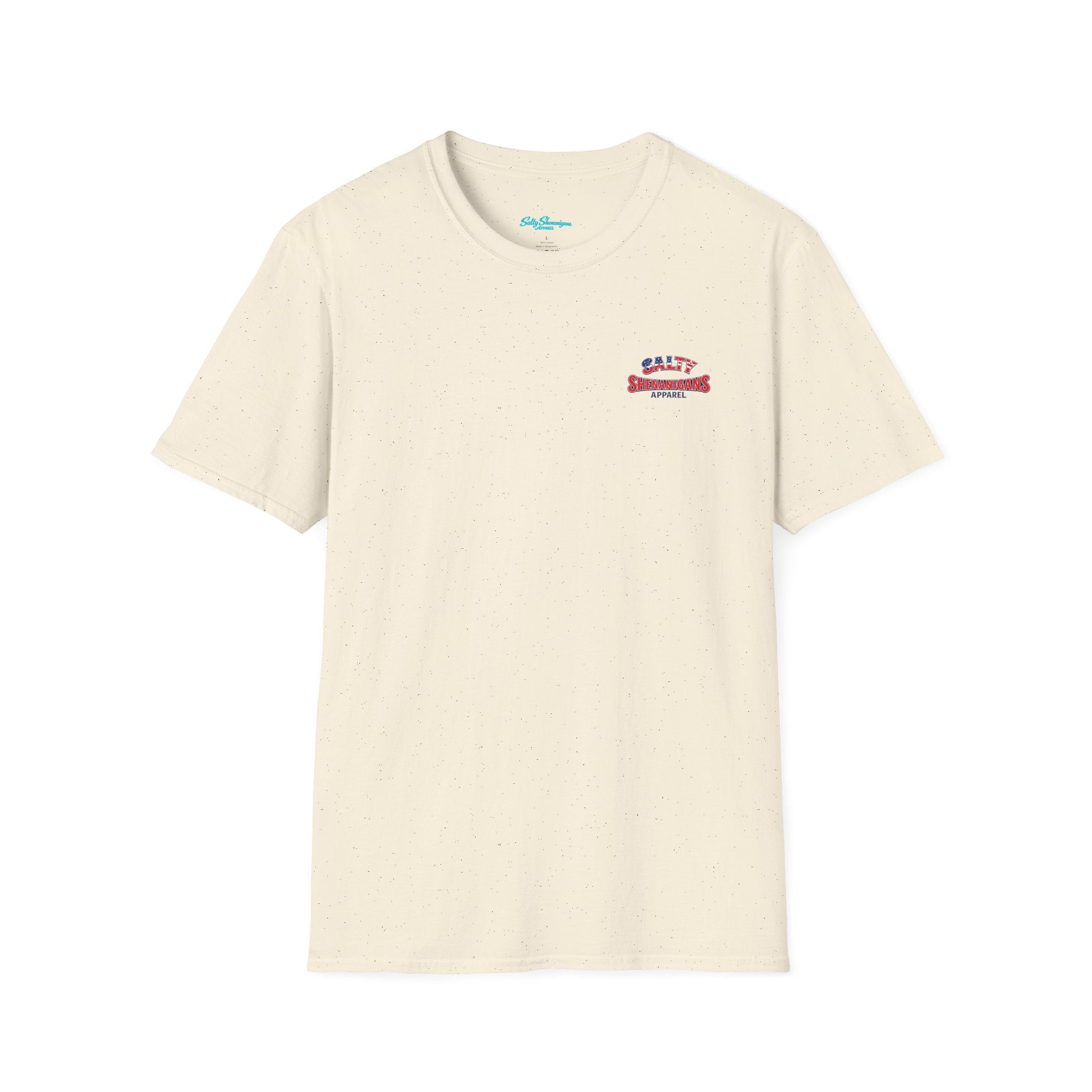 Salty Shenanigans Americana Logo Tee – Printify