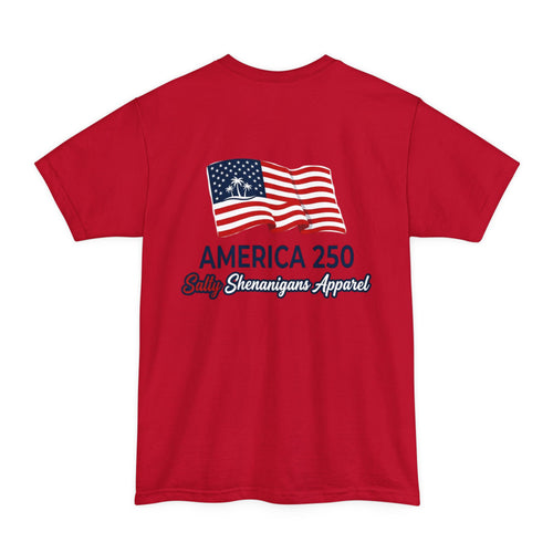 America 250 T-Shirt — American Flag Patriotic Tee Printify