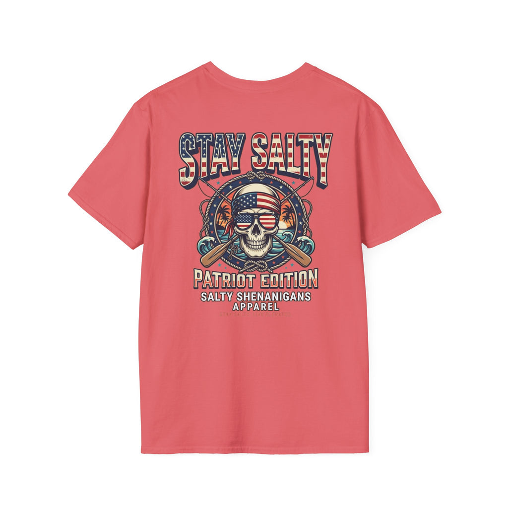 Stay Salty Patriot Edition Patriotic Beach Tee Printify