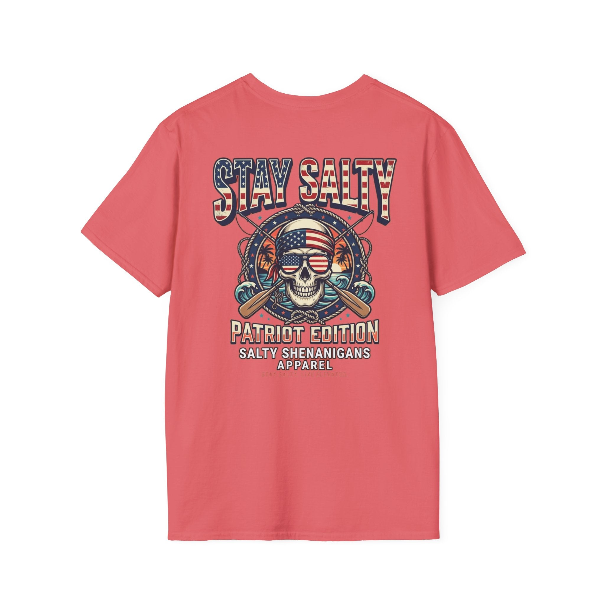 Stay Salty Patriot Edition Patriotic Beach Tee Printify