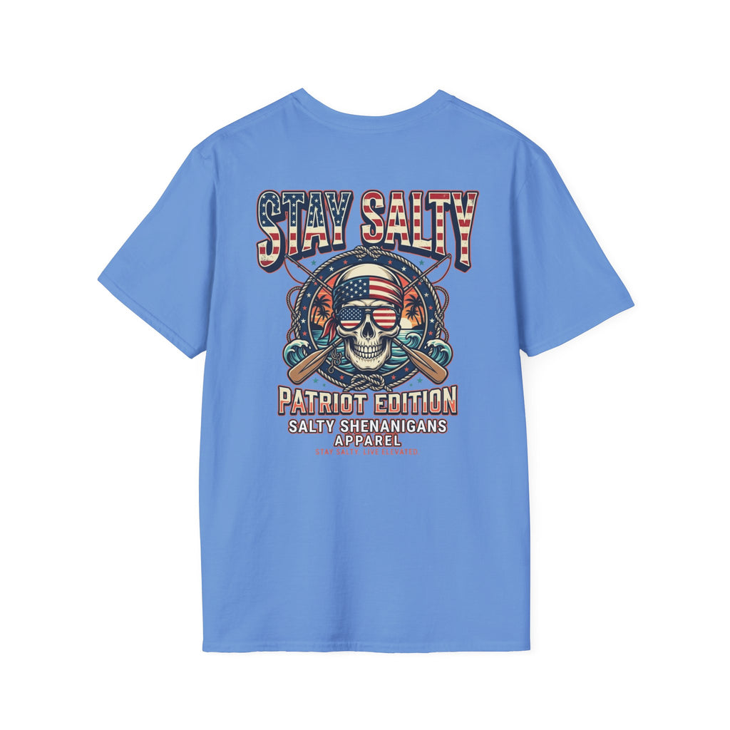 Stay Salty Patriot Edition Patriotic Beach Tee Printify