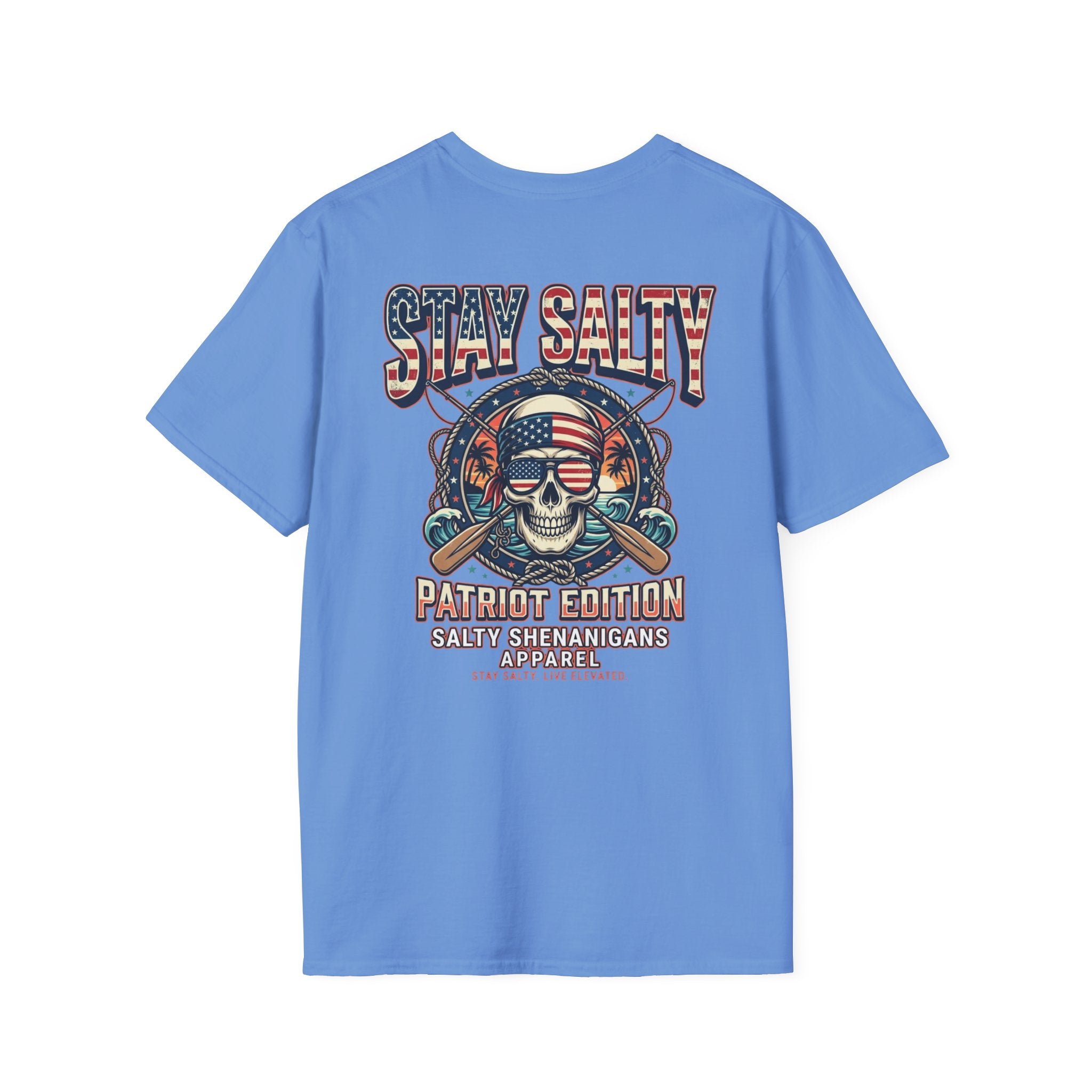 Stay Salty Patriot Edition Patriotic Beach Tee Printify