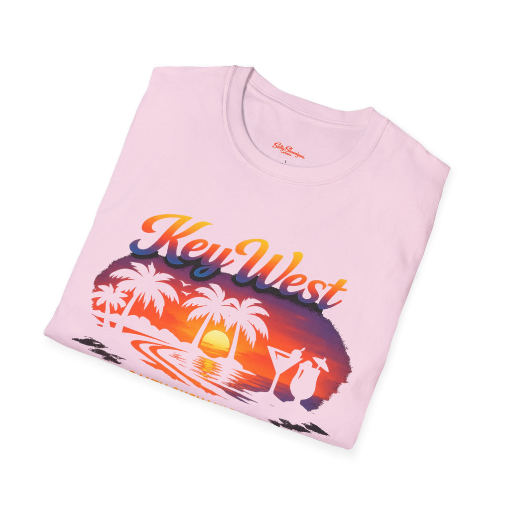 Key West Beach Palm T-Shirt Printify