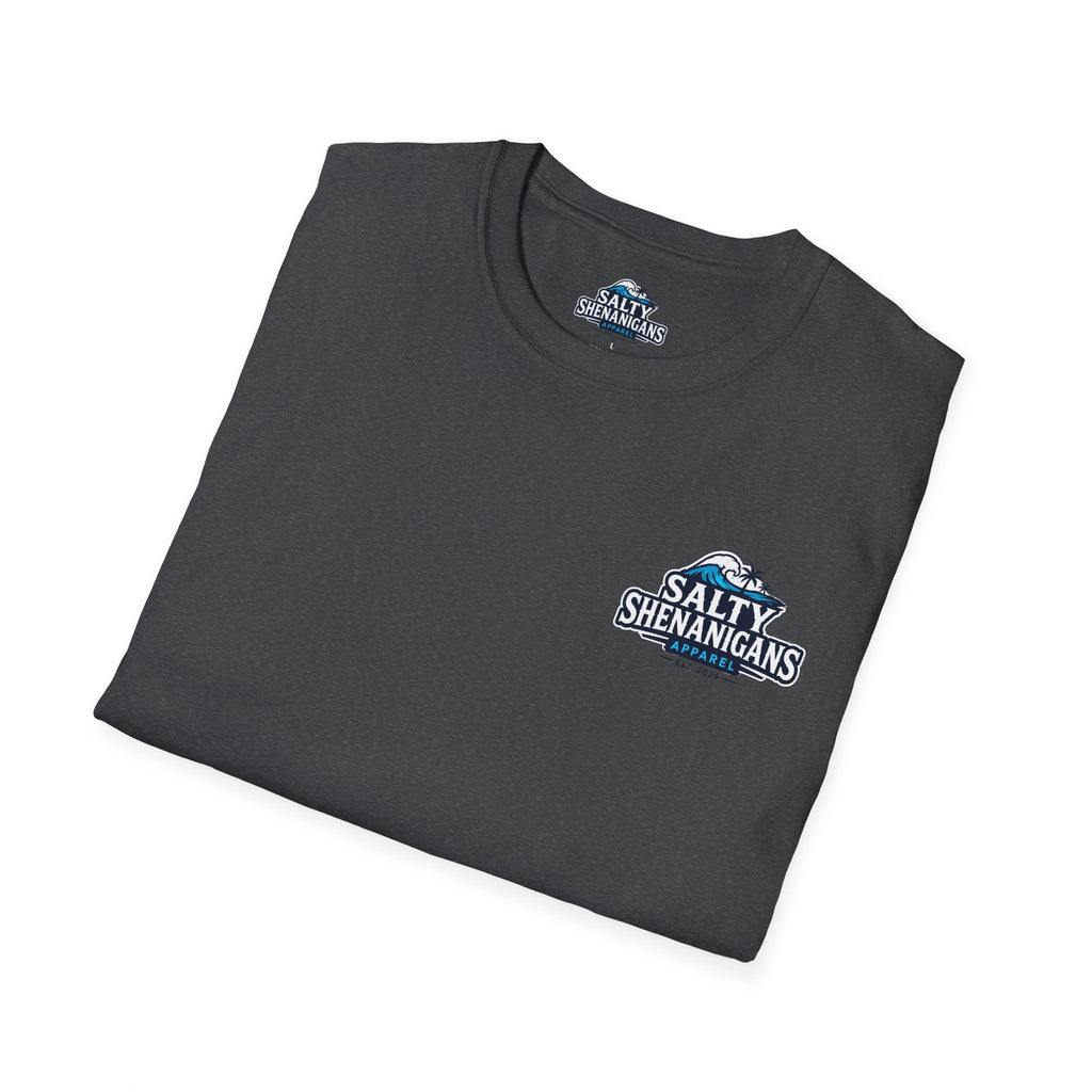 Never Late to Happy Hour Coastal Sunset Tee Printify