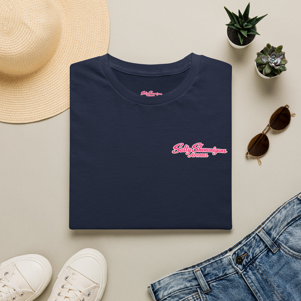 Salty Shenanigans Palm T-Shirt Printify