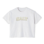 SALT Women's Boxy Tee - 'Salty Shenanigans' Beach Sunset Graphic Printify