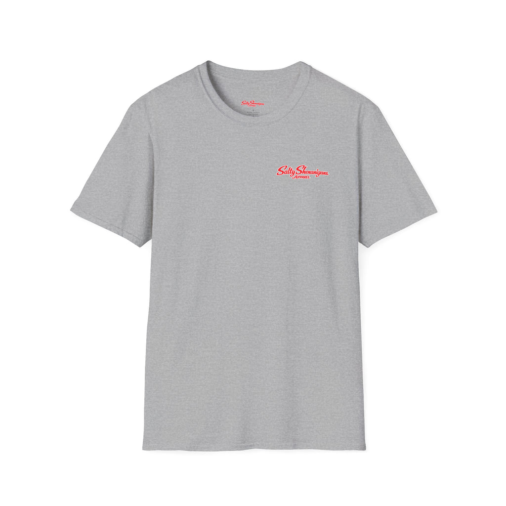 Work Hard Play Hard Funny T-shirt Salty Shenanigans Apparel Printify