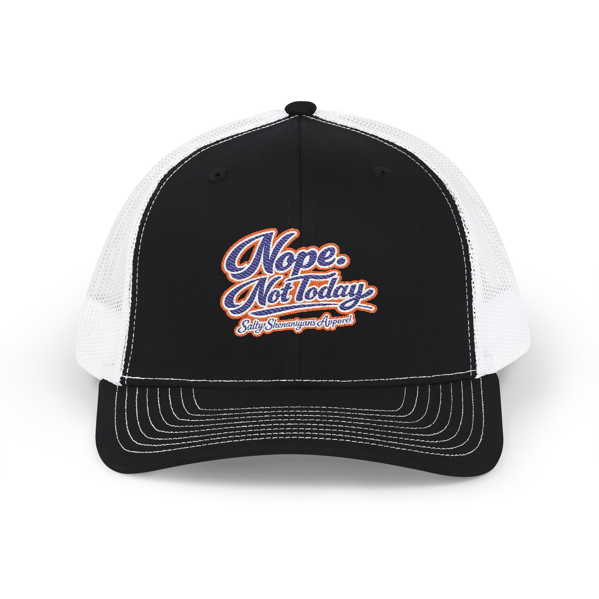 Nope. Not Today. Snapback Trucker Hat | Premium Coastal Mesh Cap Printify