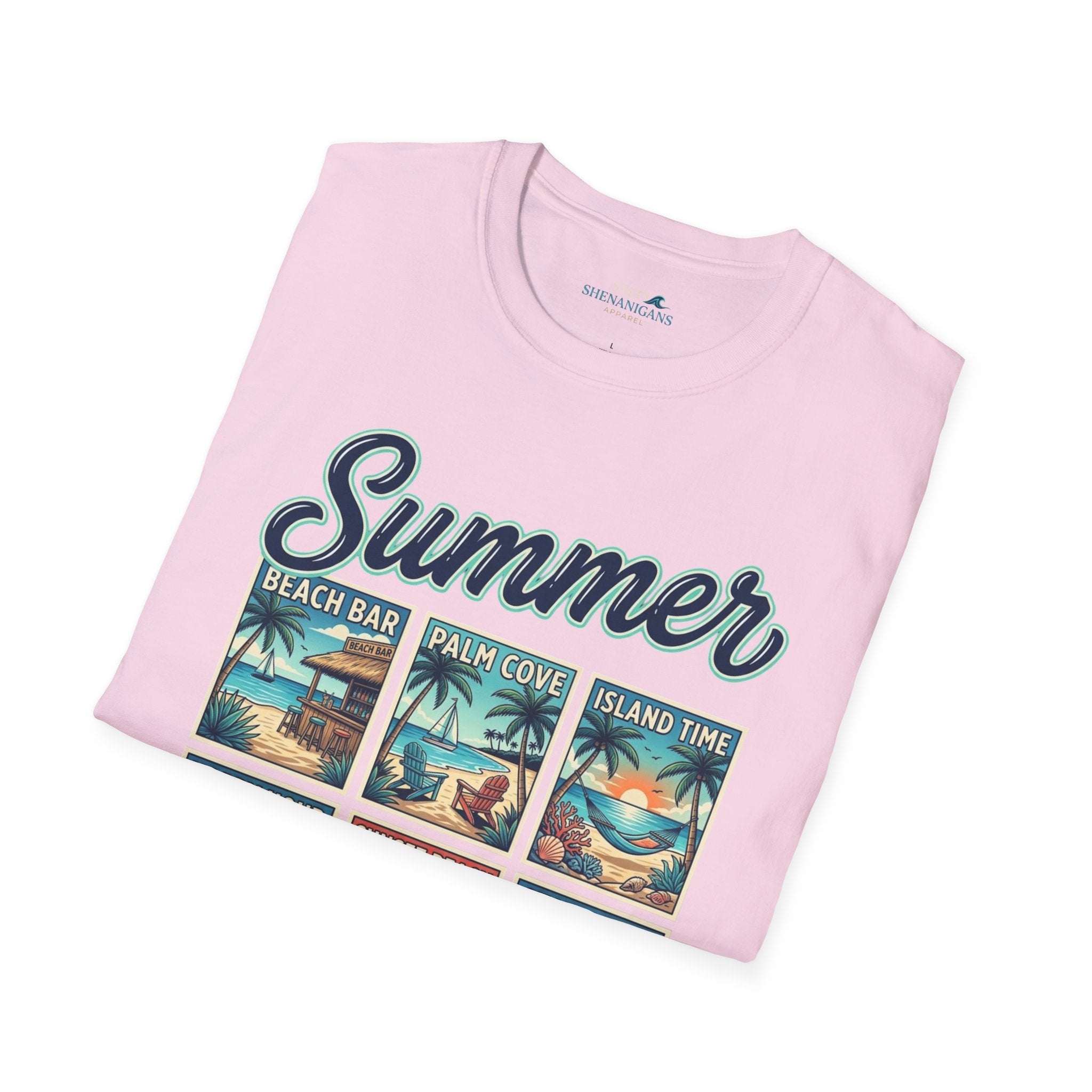 Summer Vintage Beach Postcard Graphic T-Shirt Printify
