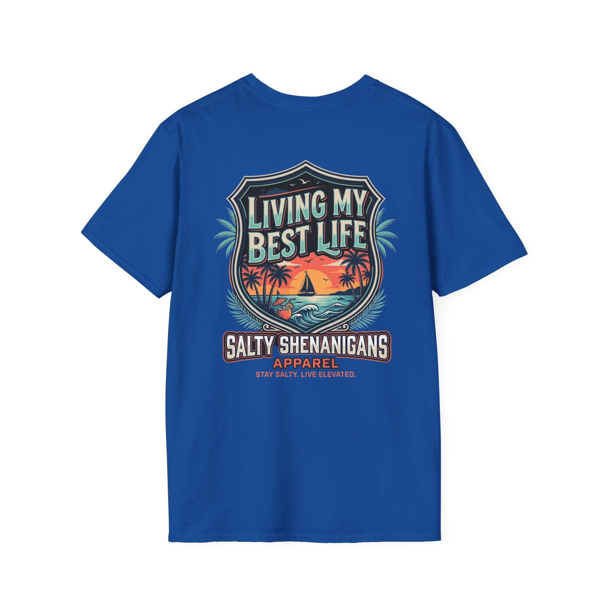 Living My Best Life Shirt | Beach Vacation Tee Printify