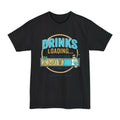 Drink Loading Salty Shenanigans Apparel Tall T-Shirt Printify