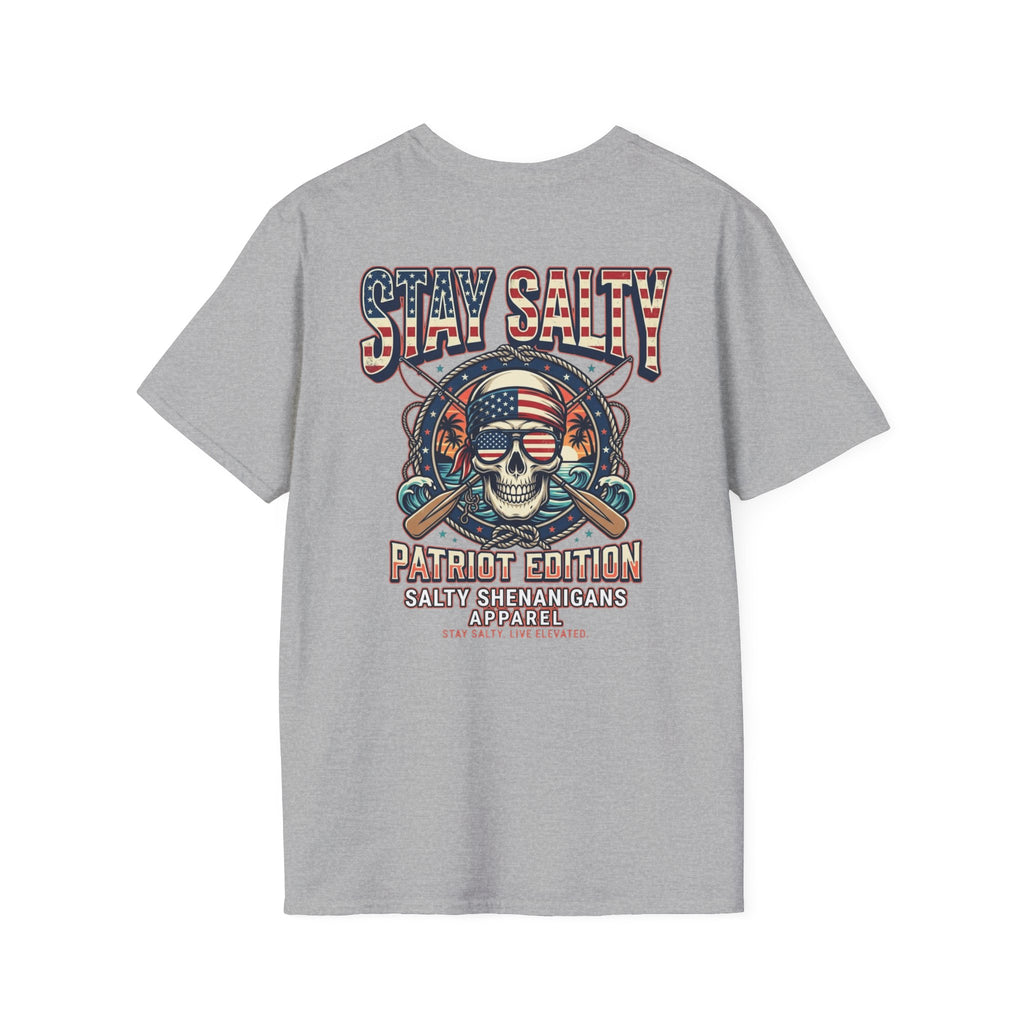 Stay Salty Patriot Edition Patriotic Beach Tee Printify