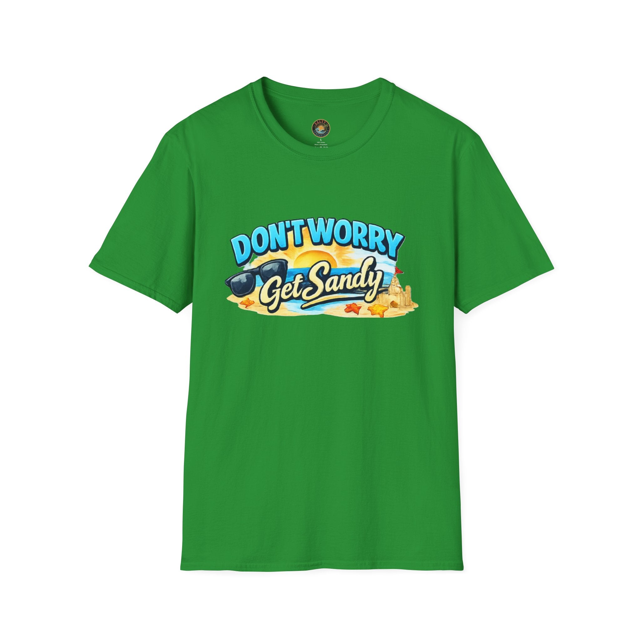 Don't Worry, Get Sandy T-Shirt | Salty Shenanigans Funny Beach Tee