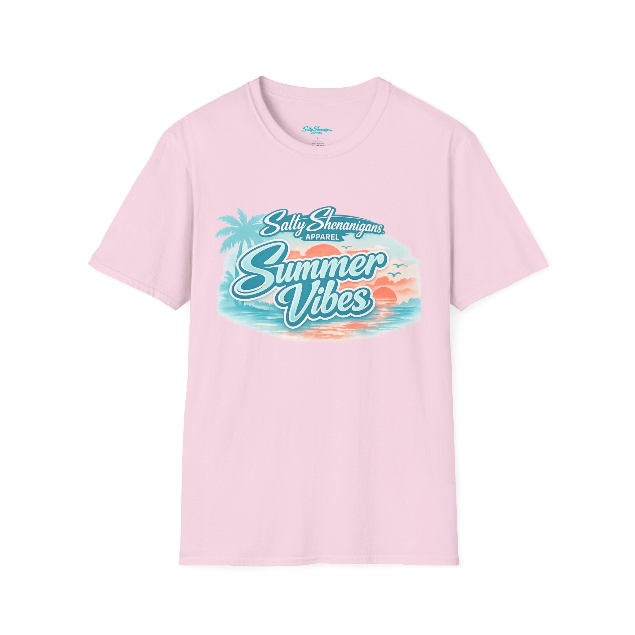 Summer Vibes T-shirt Salty Shenanigans Apparel Printify
